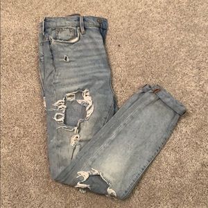 Distressed Mom Jeans